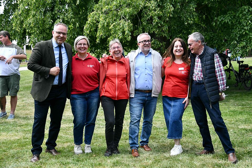 Erstes Quartiersfest im Bocholter Klostergarten an der Burgunderstraße.