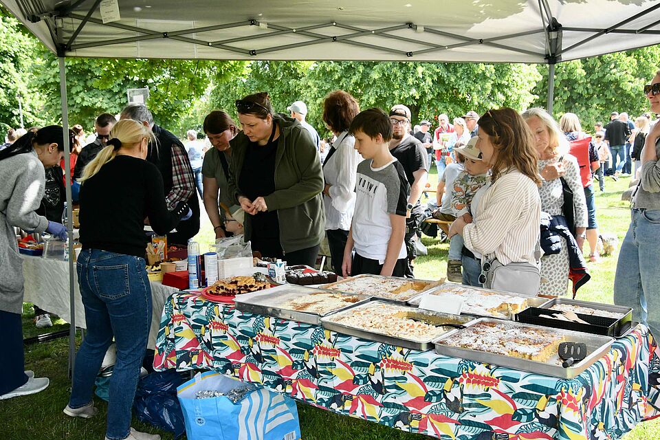 Erstes Quartiersfest im Bocholter Klostergarten an der Burgunderstraße.