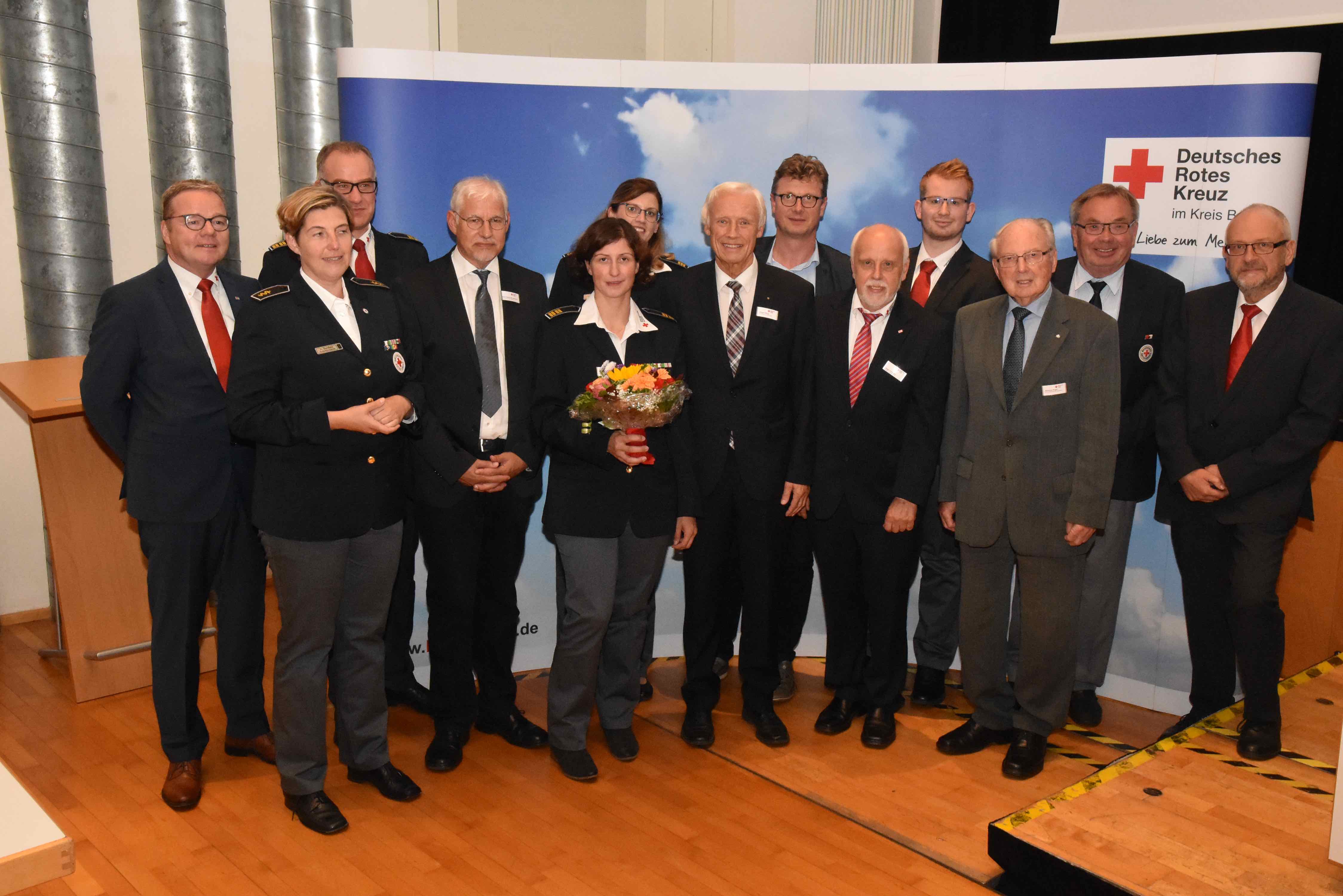 Turnusmäßige Kreisversammlung des Roten Kreuzes im Kreis Borken im Rheder Rathaus.